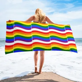 Gay Pride flag Towel