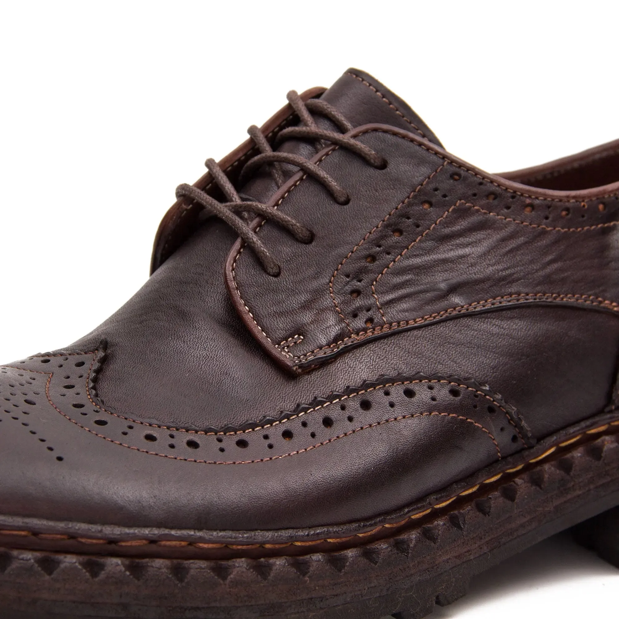 Goodyear Washed Horse Leather Brogues