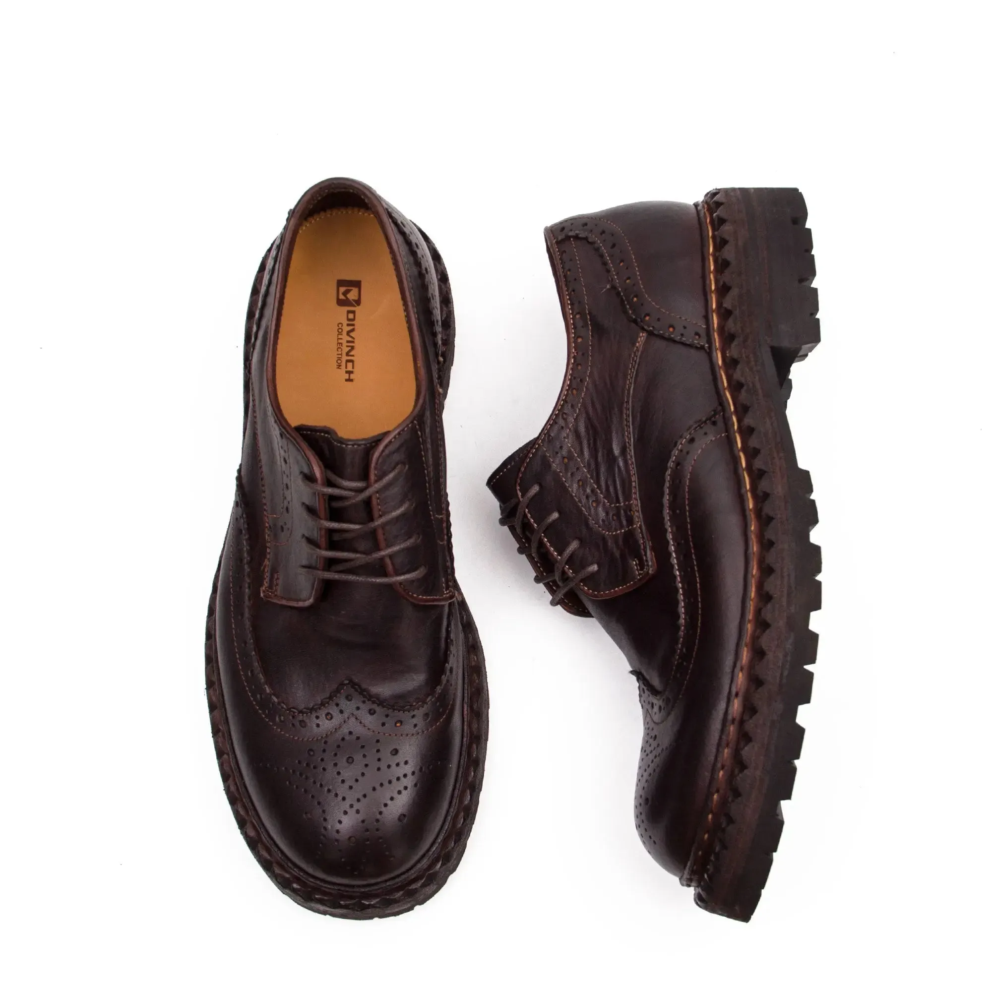 Goodyear Washed Horse Leather Brogues