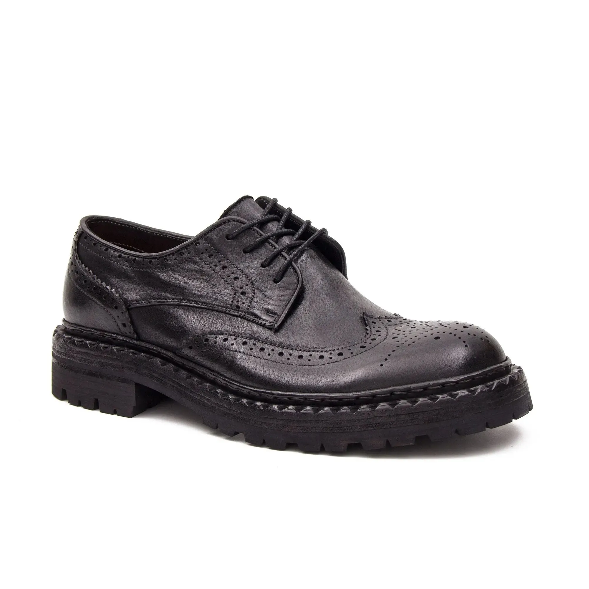 Goodyear Washed Horse Leather Brogues