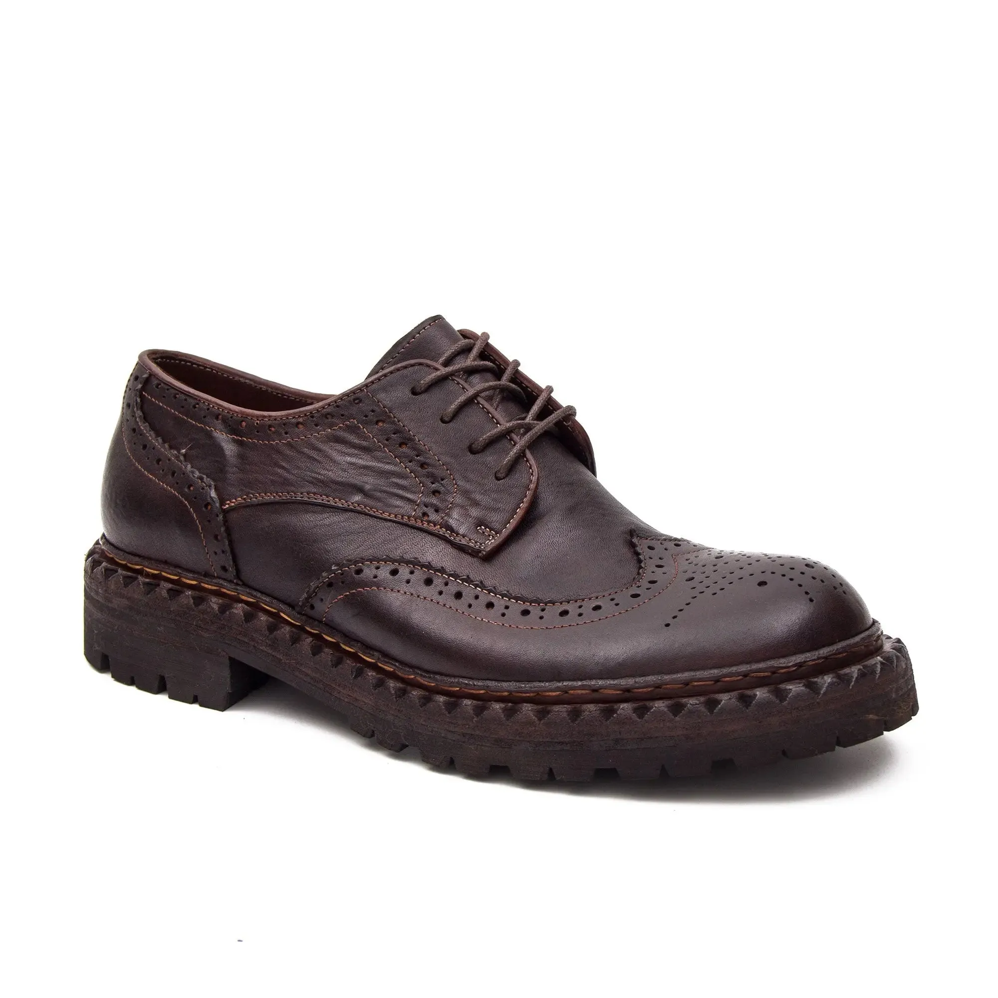 Goodyear Washed Horse Leather Brogues