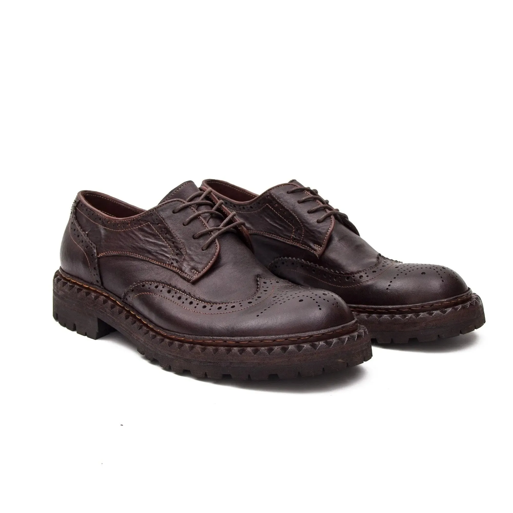 Goodyear Washed Horse Leather Brogues