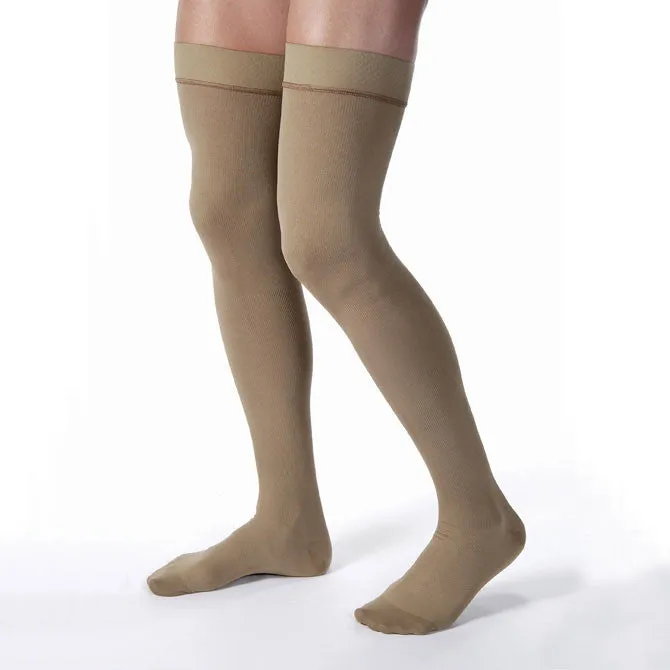 Jobst for Men Closed Toe Thigh Highs - 30-40 mmHg