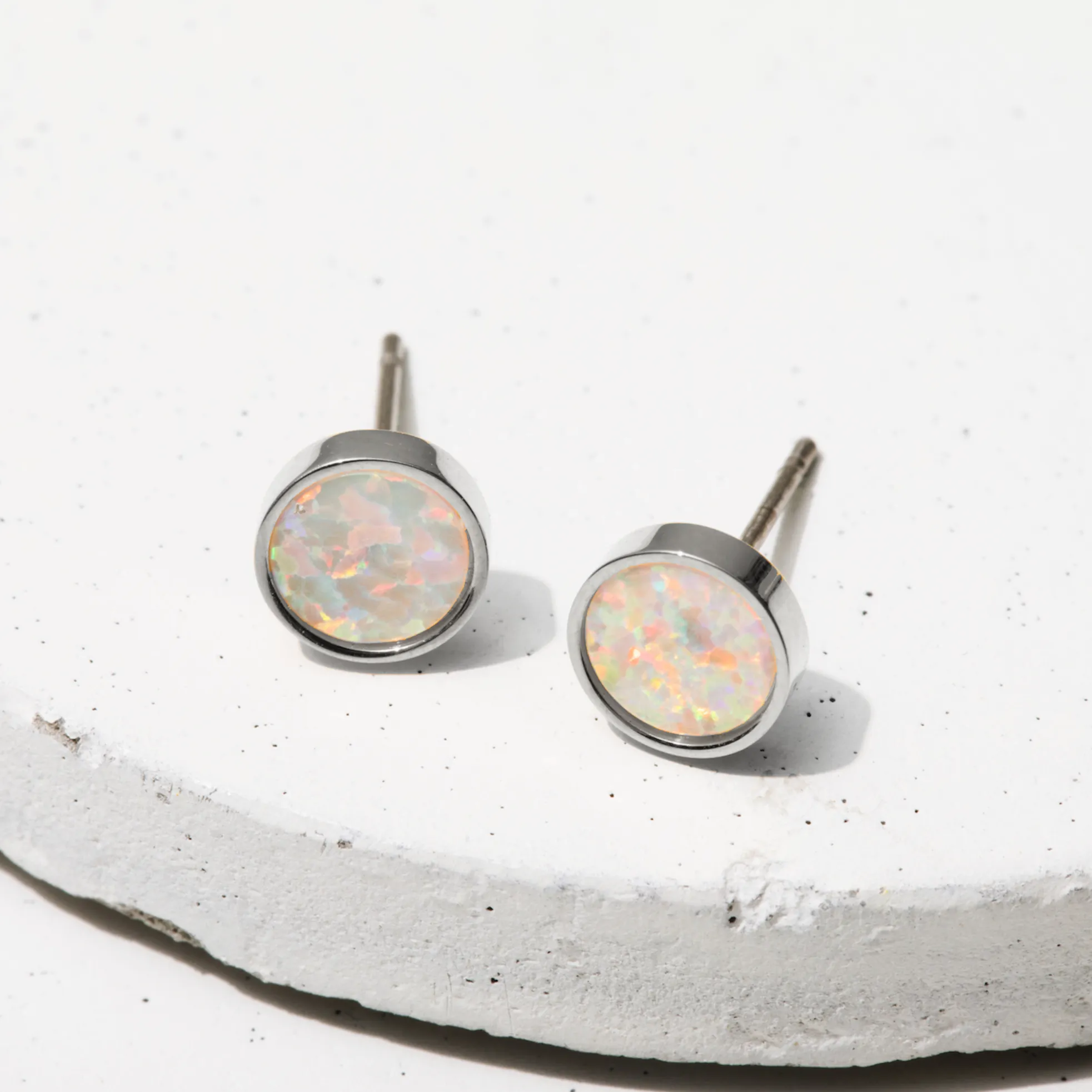 Livie Opal Studs