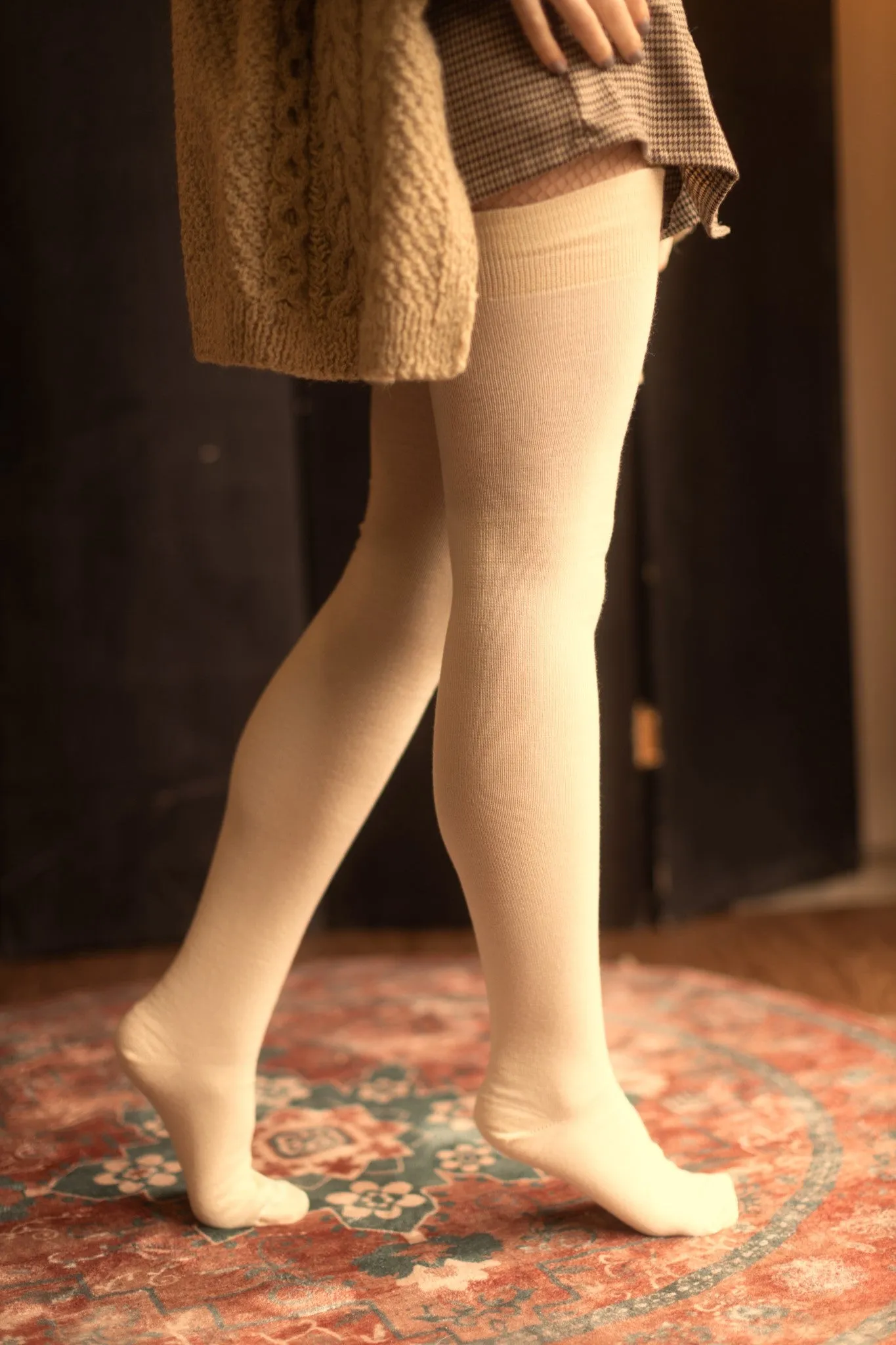 Longer Wool Extraordinary Thigh High