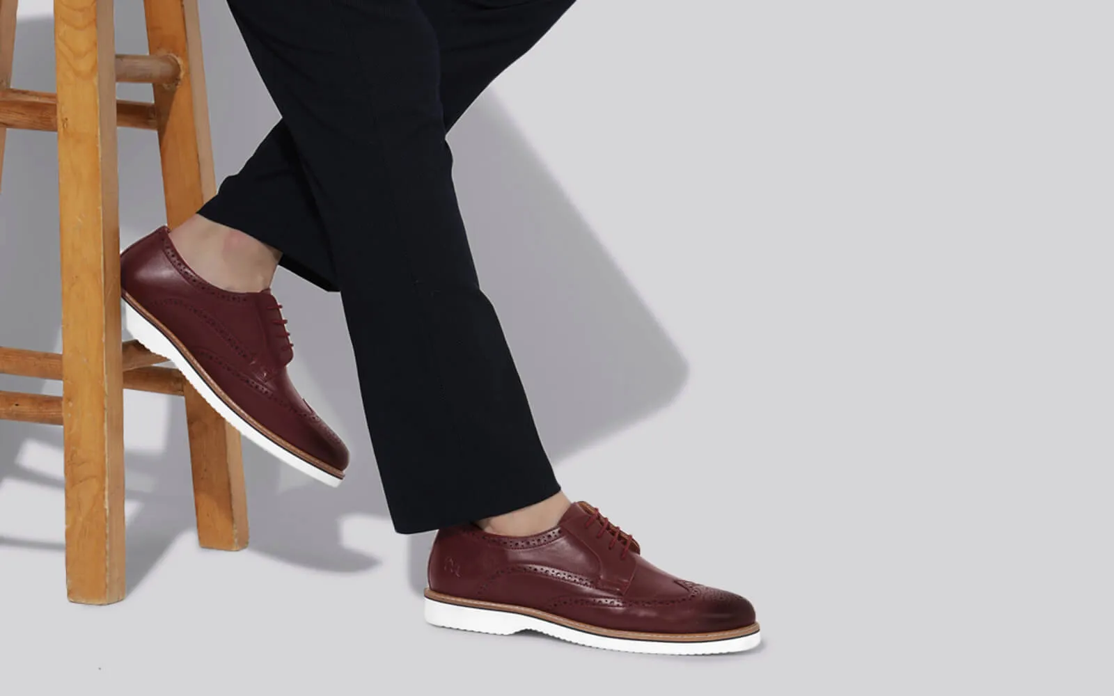 Luxe Brogues : Burgundy