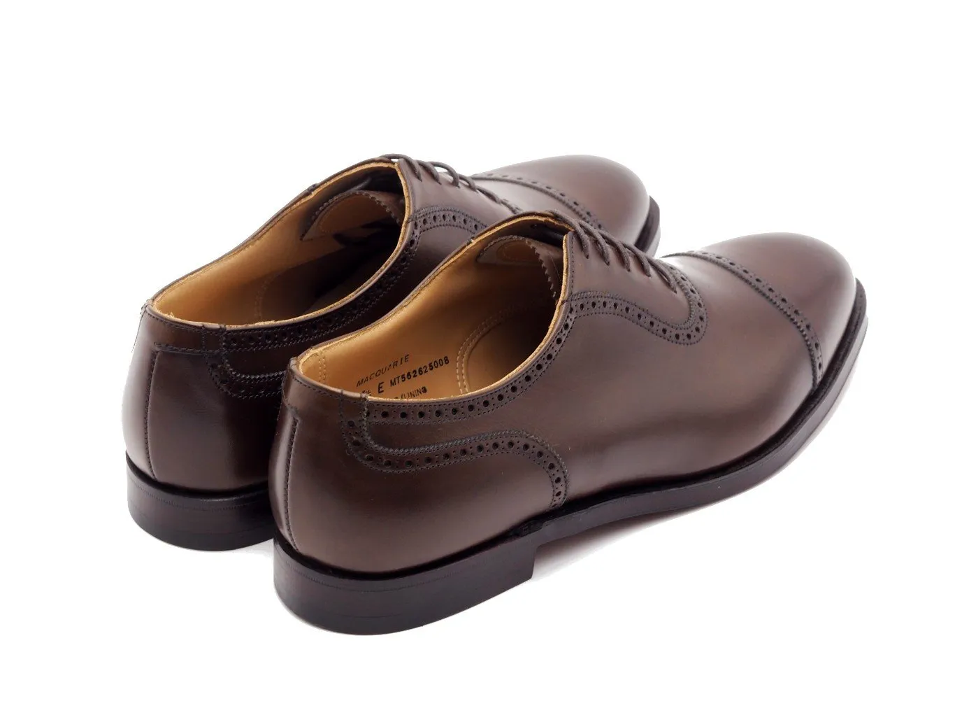 Macquarie 2 Dark Brown Burnished Calf