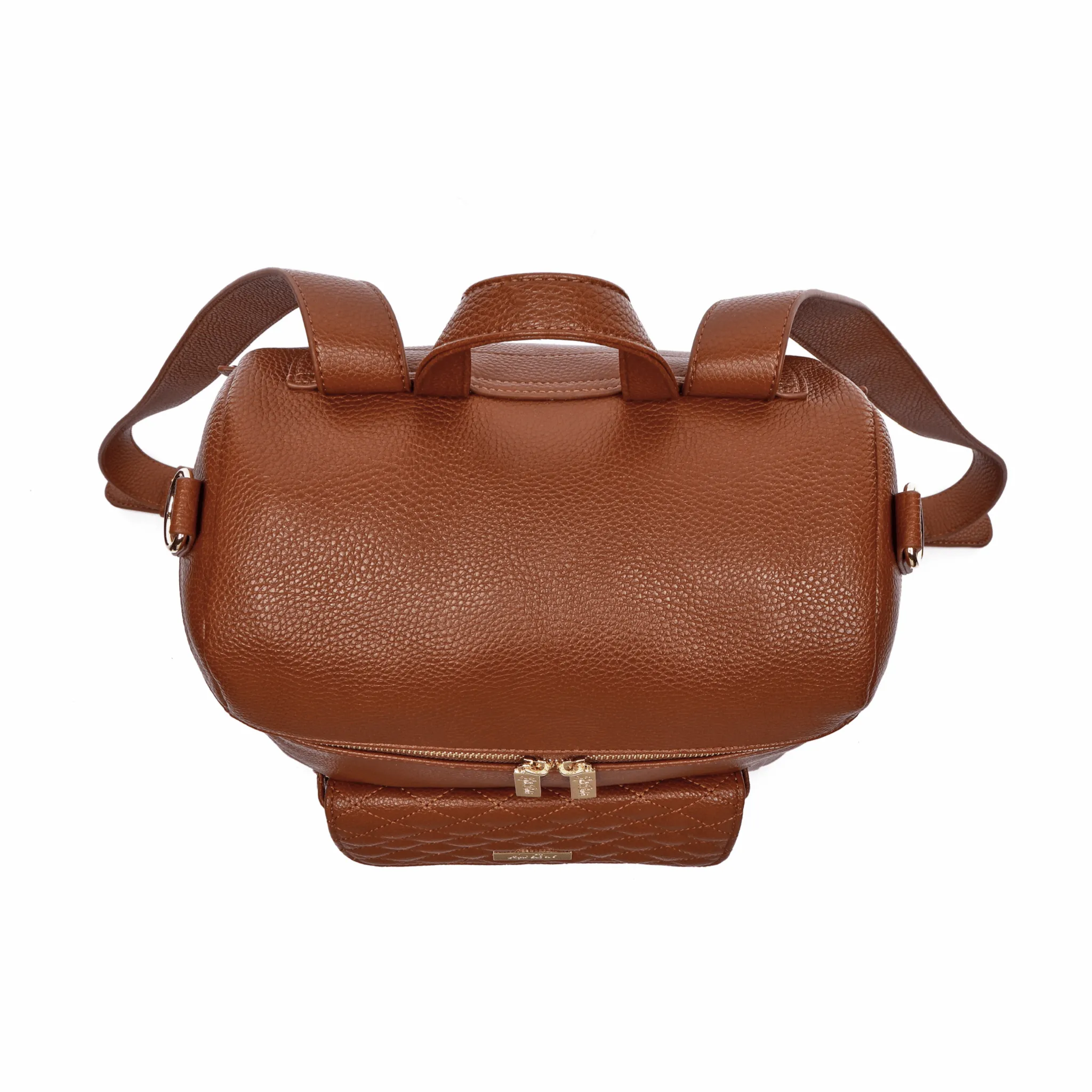 Monaco Diaper Bag | Caramel Brown