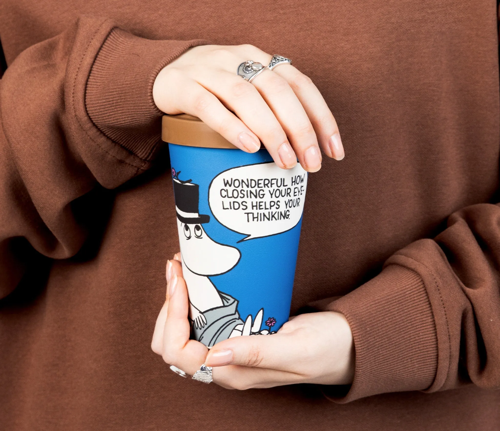 Moominpappa's Thoughts Take Away Mug