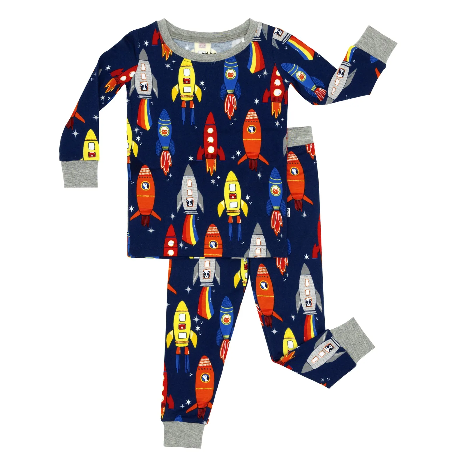 Navy Space Explorer Two-Piece Pajama Set