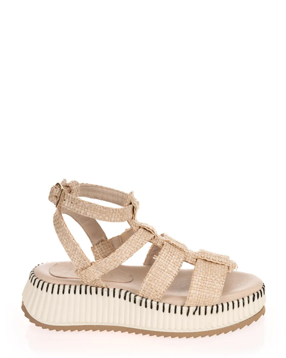 NEO ALBA146 Sumatra Beige Leather Sandal