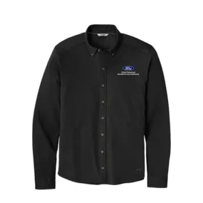 OGIO Code Stretch LS Button Up- Black