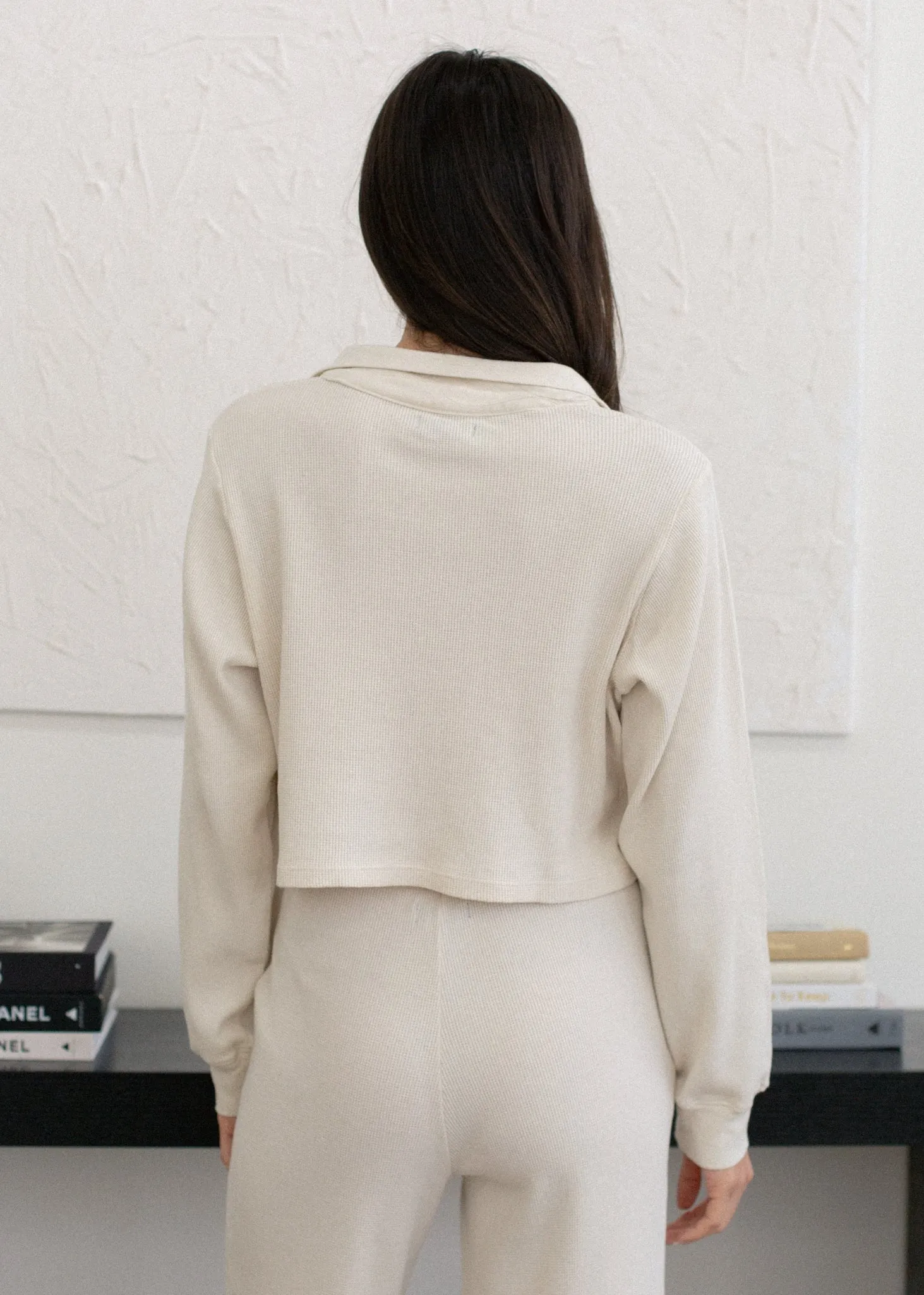 Organic Thermal Keyhole Long Sleeve