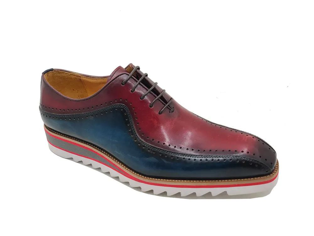 Stylish Two-Tone Brogue Oxford