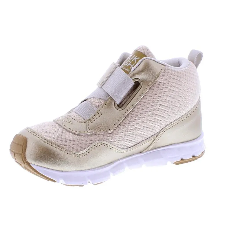 Tsukihoshi Tokyo Kids: Gold Champagne 100% Waterproof, Lightweight, Machine Washable Sneakers